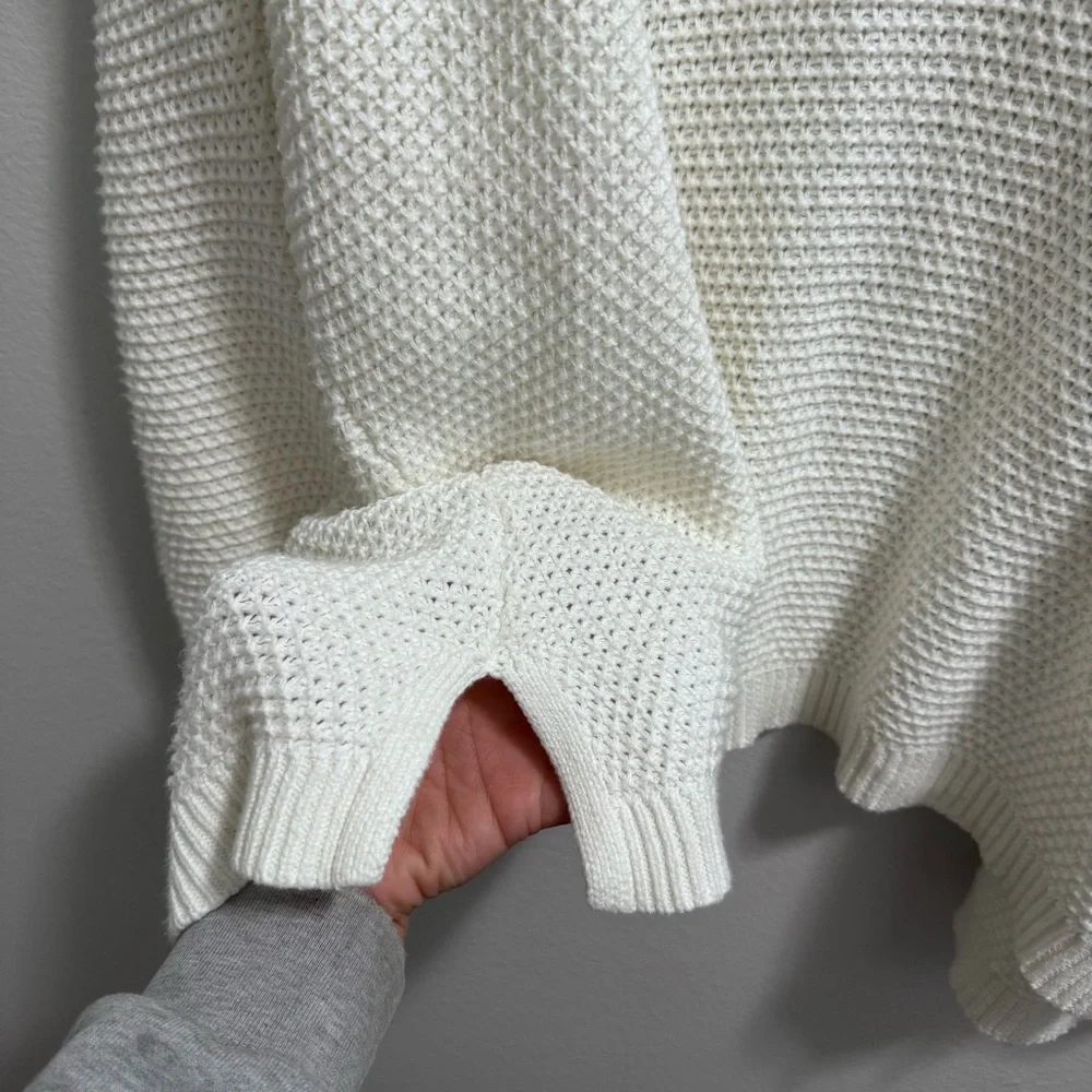 Marine Layer White 100% Cotton Catalina Open Front Cardigan Size Small